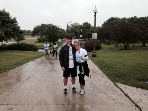 Andy and his Daughter, Emily - Celebration Walk & 5K
